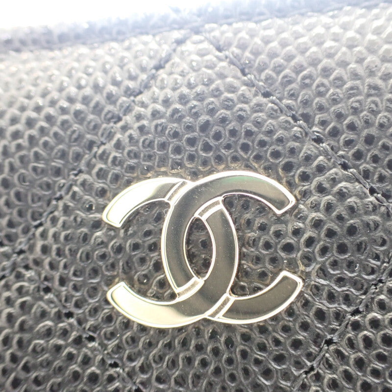 シャネル CHANEL キーリング AP0221 B10583 コインケース キャビア