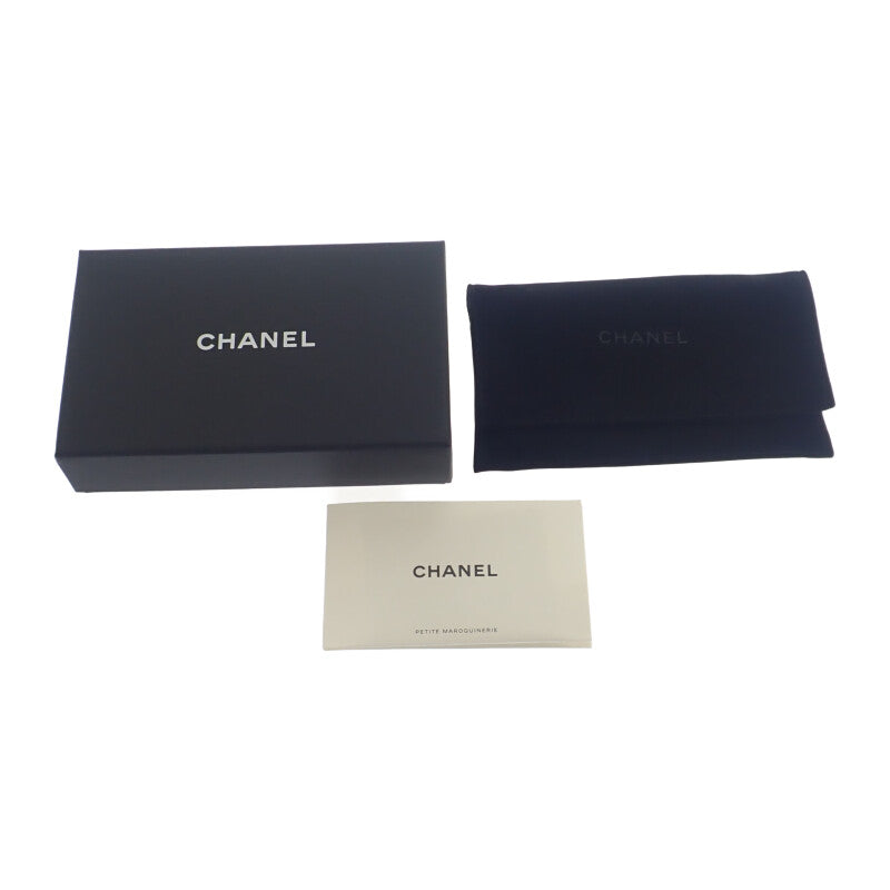 シャネル CHANEL キーリング AP0221 B10583 コインケース キャビアスキン ブラック ゴールド金具 レディース【中古】【Aランク】