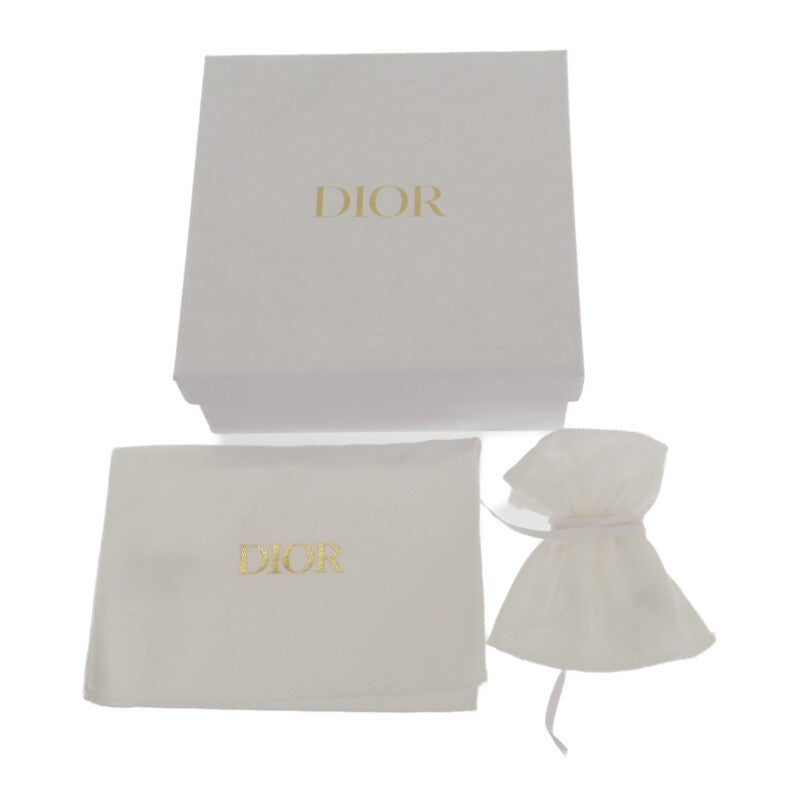 ディオール Dior Lady Dior Freesia カードホルダー S0974OBWS カードケース ラムスキン ピンク イエロー ゴールド金具 レディース【中古】【Aランク】