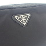 プラダ PRADA スモール Re-Nylon 1NS021 ポーチ ナイロン ブラック シルバー金具 レディース メンズ ユニセックス【中古】【Aランク】