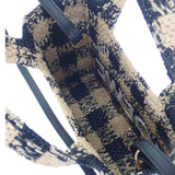 ロエベ LOEWE フォントトート ミニ ALF1V46X10 ショルダーバッグ ラフィア レザー ブラック ナチュラル レディース【中古】【ABランク】