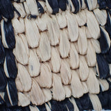 ロエベ LOEWE フォントトート ミニ ALF1V46X10 ショルダーバッグ ラフィア レザー ブラック ナチュラル レディース【中古】【ABランク】