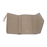 ルイヴィトン LOUIS VUITTON ポルトフォイユ・ヴィクトリーヌ M81861 三つ折り財布 モノグラムアンプラント トゥルトレール クレーム ゴールド金具 レディース メンズ【中古】【Sランク】