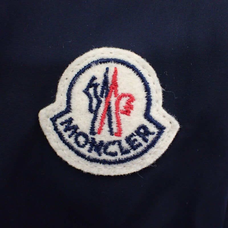 モンクレール MONCLER TOPAZE ジップアップ D10934910105_54543 モッズコート ポリエステル ネイビー レディース【中古】【ABランク】