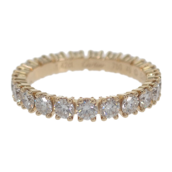 カルティエ CARTIER デスティネ ウェディング フルエタニティ 9号 N4127449 リング K18イエローゴールド ダイヤモンド レディース【中古】【Aランク】