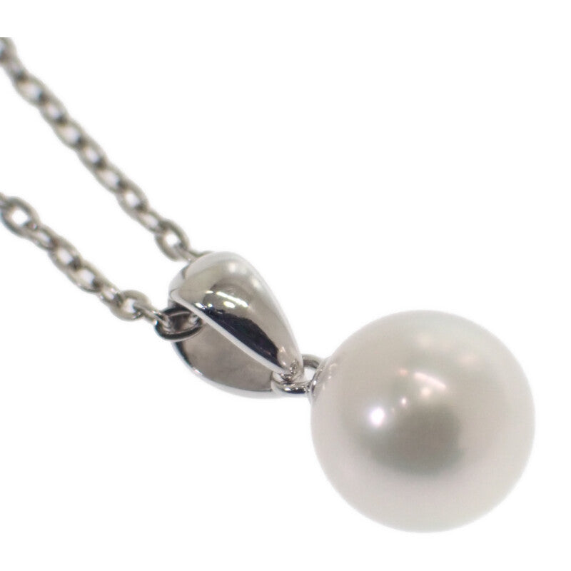 Mikimoto Pearl Pendant Necklace, Silver 925, Akoya Pearl, Silver Hardware, Ladies, [Used] [Rank A]