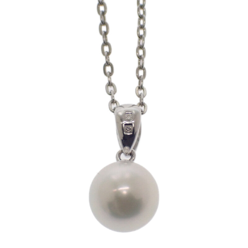 Mikimoto Pearl Pendant Necklace, Silver 925, Akoya Pearl, Silver Hardware, Ladies, [Used] [Rank A]