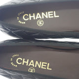 シャネル CHANEL マトラッセキルティング バレリーナ G26250-X01725-94305 バレエシューズ カーフスキン ブラック 38C レディース【中古】【SAランク】