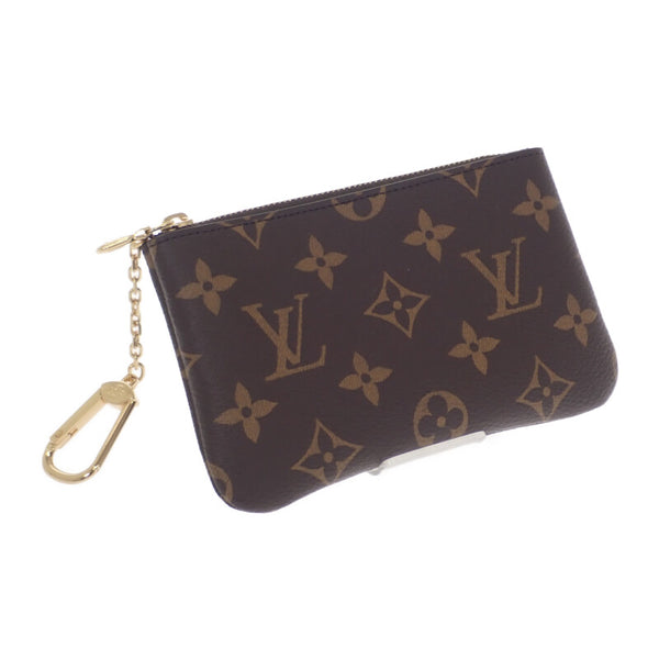 ルイヴィトン LOUIS VUITTON カードキーケース ポシェット クレ M13559 モノグラム カードケース キャンバス ブラウン レディース メンズ【中古】【Sランク】