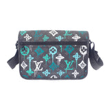 ルイヴィトン LOUIS VUITTON アーチー・メッセンジャー M21394 ショルダーバッグ モノグラムエクリプスキャンバス ブラック メンズ【中古】【Aランク】