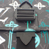 ルイヴィトン LOUIS VUITTON アーチー・メッセンジャー M21394 ショルダーバッグ モノグラムエクリプスキャンバス ブラック メンズ【中古】【Aランク】