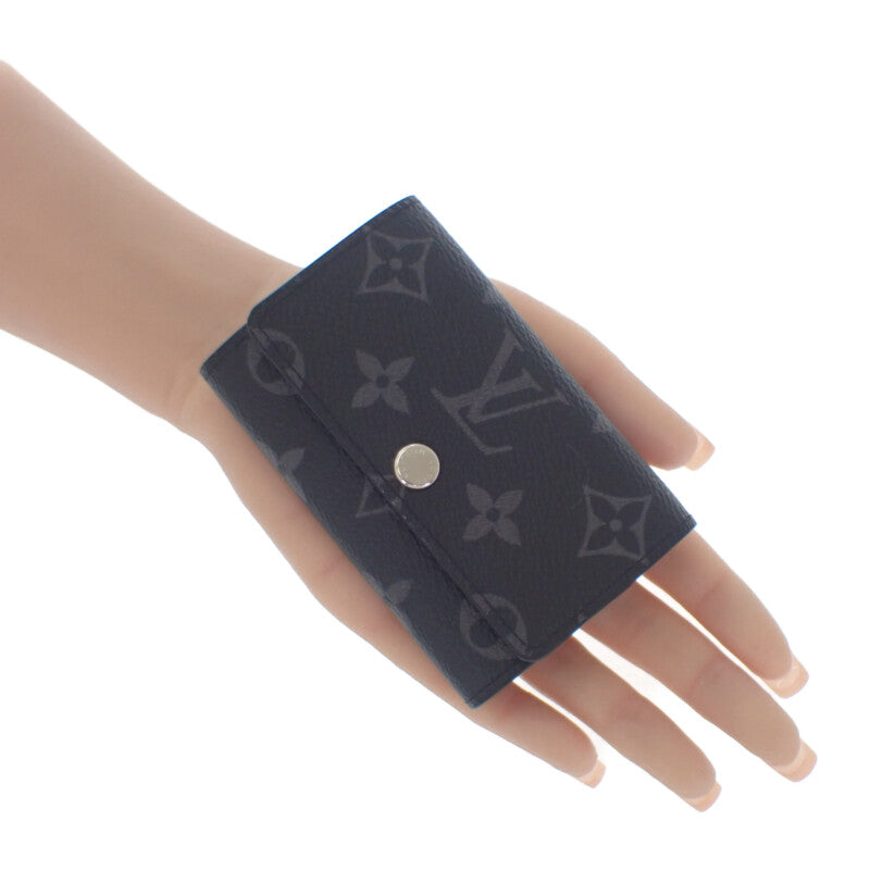 ルイヴィトン LOUIS VUITTON ミュルティクレ 6 M82603 キーケース モノグラムエクリプス ブラック メンズ レディース【中古】【Sランク】