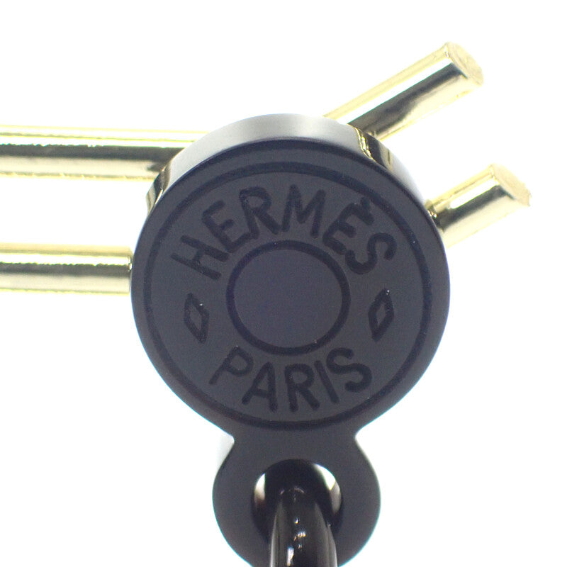 エルメス HERMES Hエキップ H057086FL25 ピアス バッファローホーン