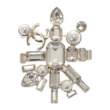 シャネル CHANEL クリスタルパール G22C ブローチ メタル ゴールド レディース【中古】【Aランク】