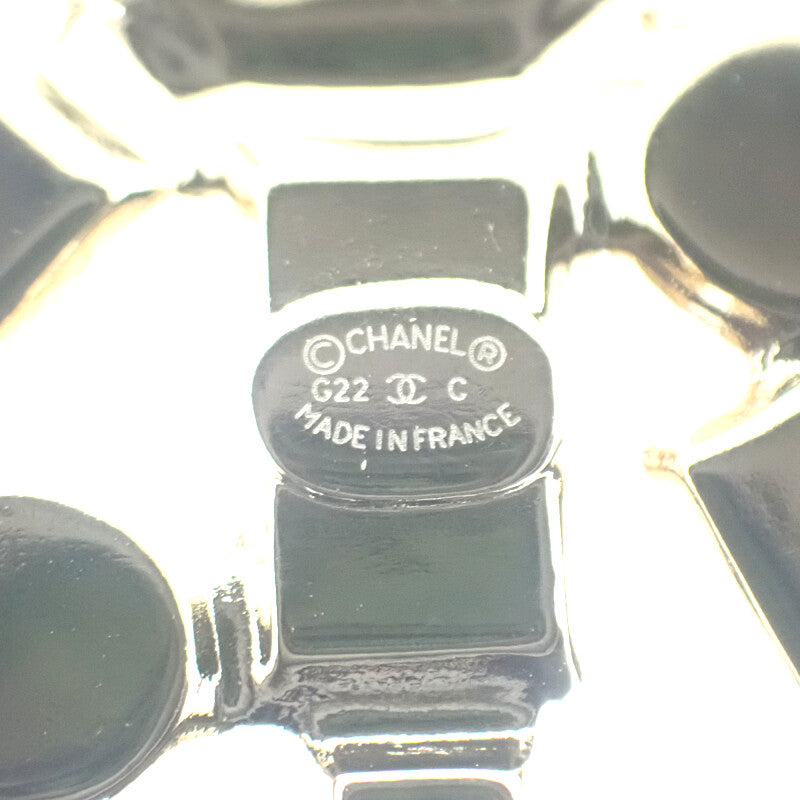 シャネル CHANEL クリスタルパール G22C ブローチ メタル ゴールド レディース【中古】【Aランク】