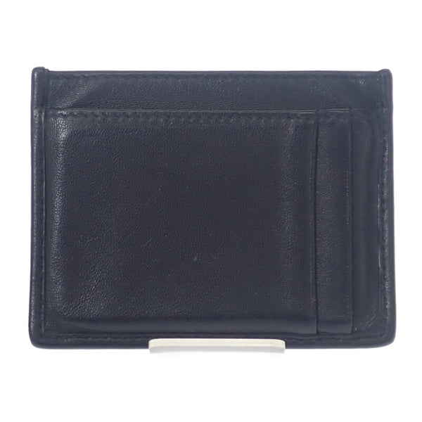 ミュウミュウ MIUMIU マテラッセレザー 5MC076_AFPP_F0002 カードケース ラムスキン ブラック ゴールド金具 レディース【中古】【ABランク】