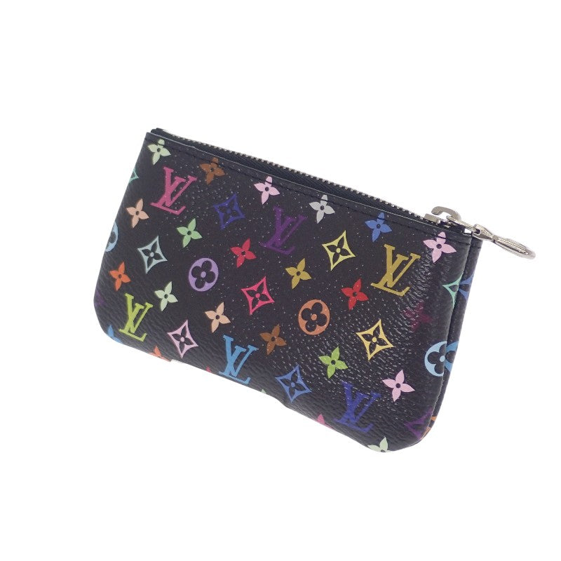 ルイヴィトン LOUIS VUITTON LV × TM キーポーチ ポシェット クレ M13664 モノグラム キーケース キャンバス マルチカラー シルバー金具 レディース メンズ【中古】【SAランク】
