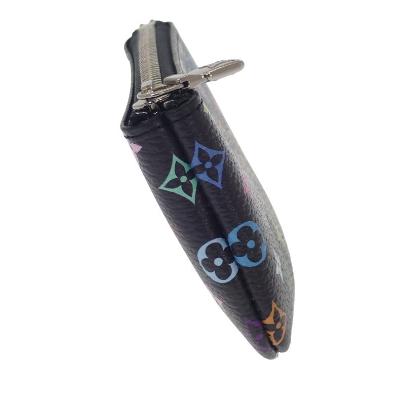 ルイヴィトン LOUIS VUITTON LV × TM キーポーチ ポシェット クレ M13664 モノグラム キーケース キャンバス マルチカラー シルバー金具 レディース メンズ【中古】【SAランク】