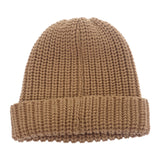 ロエベ LOEWE アナグラムブローチビーニー F000487XEK ニットキャップ ウール キャメル メンズ レディース【中古】【Aランク】