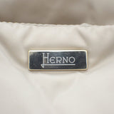 ヘルノ Herno ミディアム 40 PI1139D-12170-1985 ダウンジャケット ナイロン ベージュ レディース【中古】【Aランク】