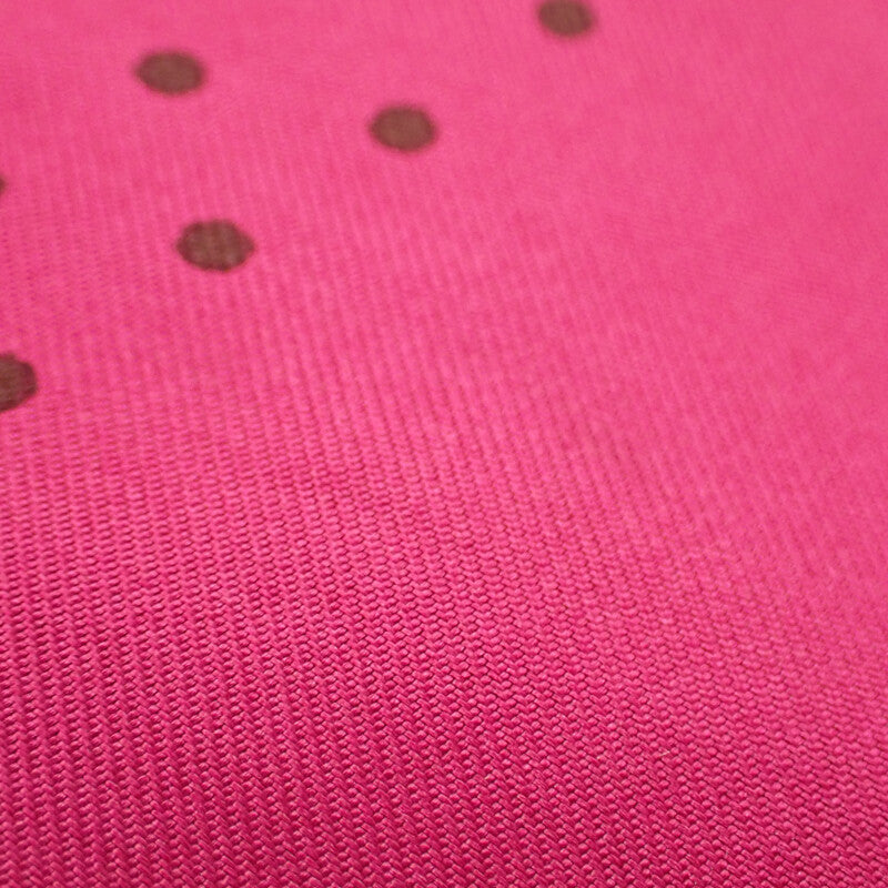 エルメス HERMES ポルカドット スカーフ シルク ピンク ブラック レディース【中古】【ABランク】