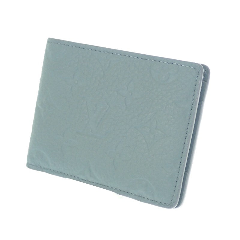 ルイヴィトン LOUIS VUITTON ポルトフォイユ・ミュルティプル M14252 二つ折り財布 レザー トリヨンモノグラム レディース【中古】【Aランク】