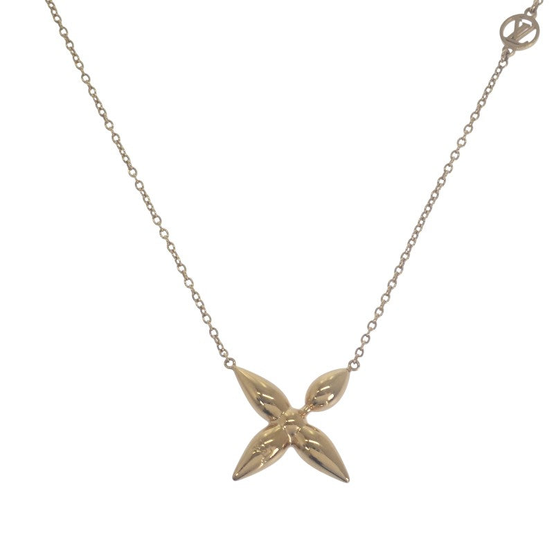ルイヴィトン LOUIS VUITTON フラワーコリエ・ルイゼット M00365 ネックレス メタル ゴールド レディース【中古】【Aランク】