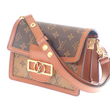 ルイヴィトン LOUIS VUITTON ドーフィーヌ MINI M45949 モノグラム ショルダーバッグ モノグラムキャンバス ブラウン ゴールド金具 レディース【中古】【ABランク】