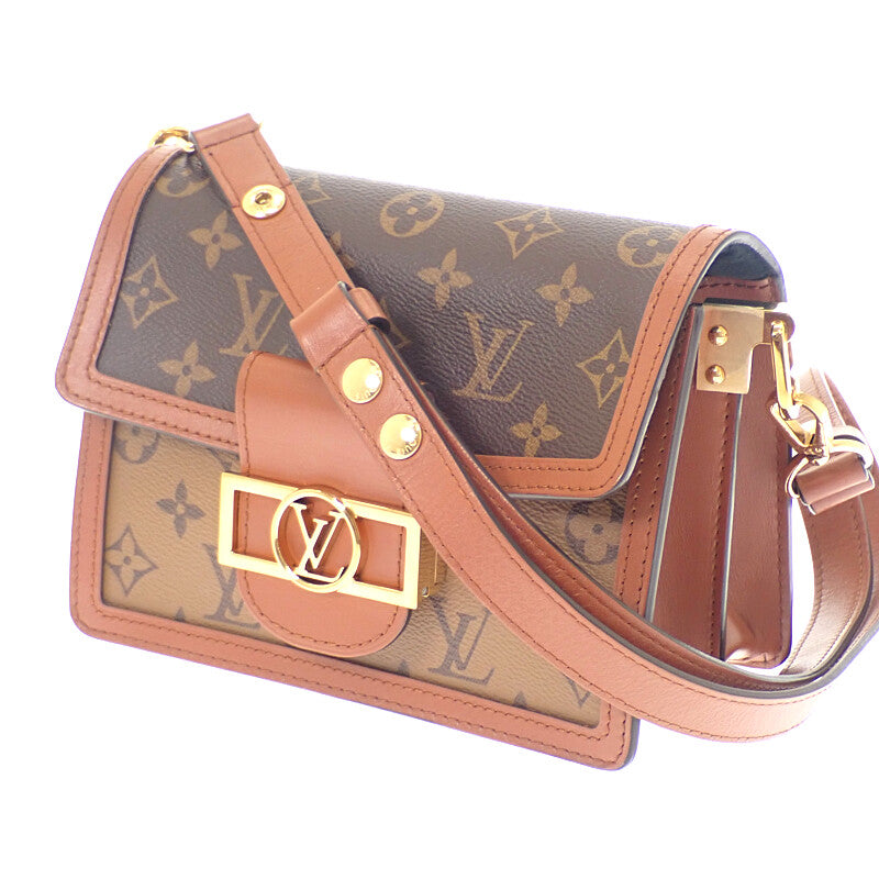 ルイヴィトン LOUIS VUITTON ドーフィーヌ MINI M45949 モノグラム ショルダーバッグ モノグラムキャンバス ブラウン ゴールド金具 レディース【中古】【ABランク】