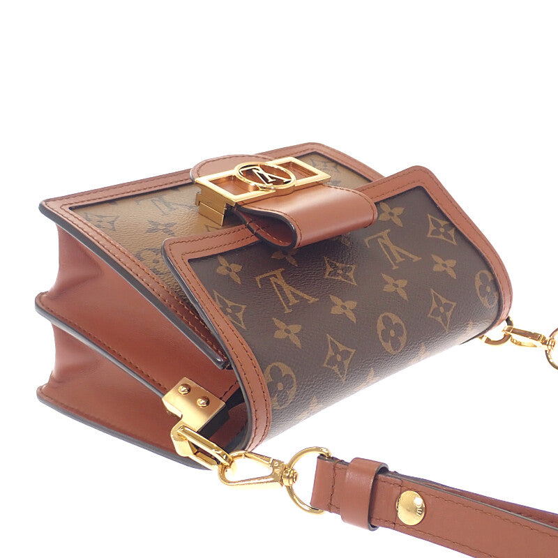 ルイヴィトン LOUIS VUITTON ドーフィーヌ MINI M45949 モノグラム ショルダーバッグ モノグラムキャンバス ブラウン ゴールド金具 レディース【中古】【ABランク】