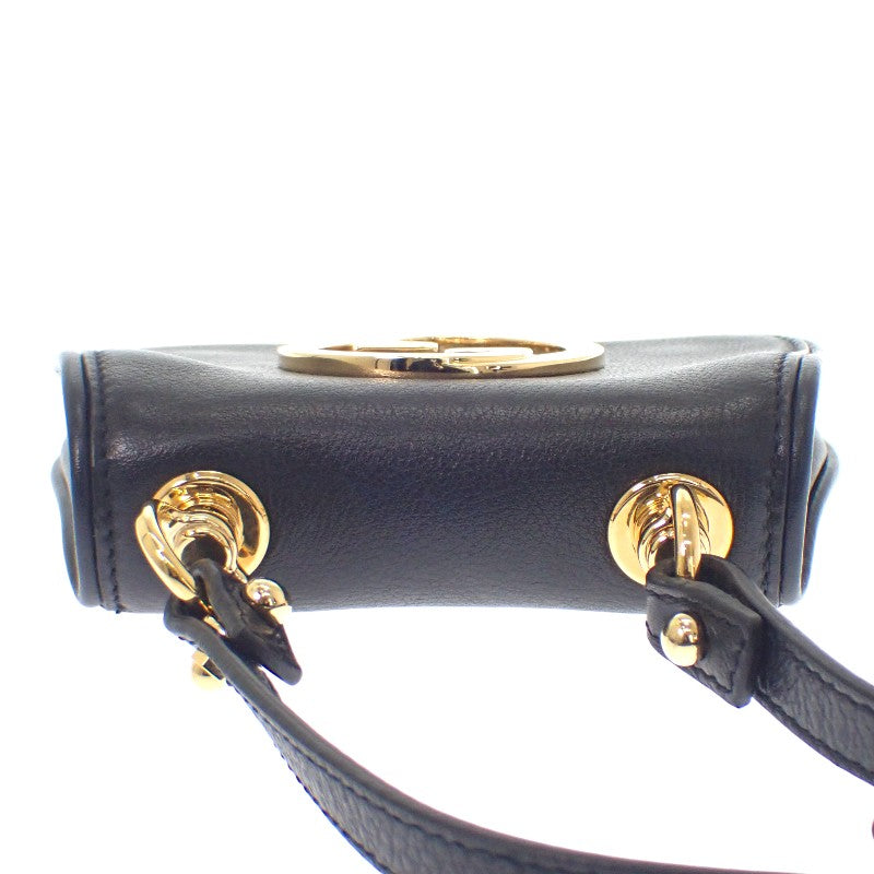 グッチ GUCCI ブロンディ 698635 カードケース レザー ブラック ゴールド金具 レディース【中古】【ABランク】 グッチ GUCCI ブロンディ 698635 カードケース レザー ブラック