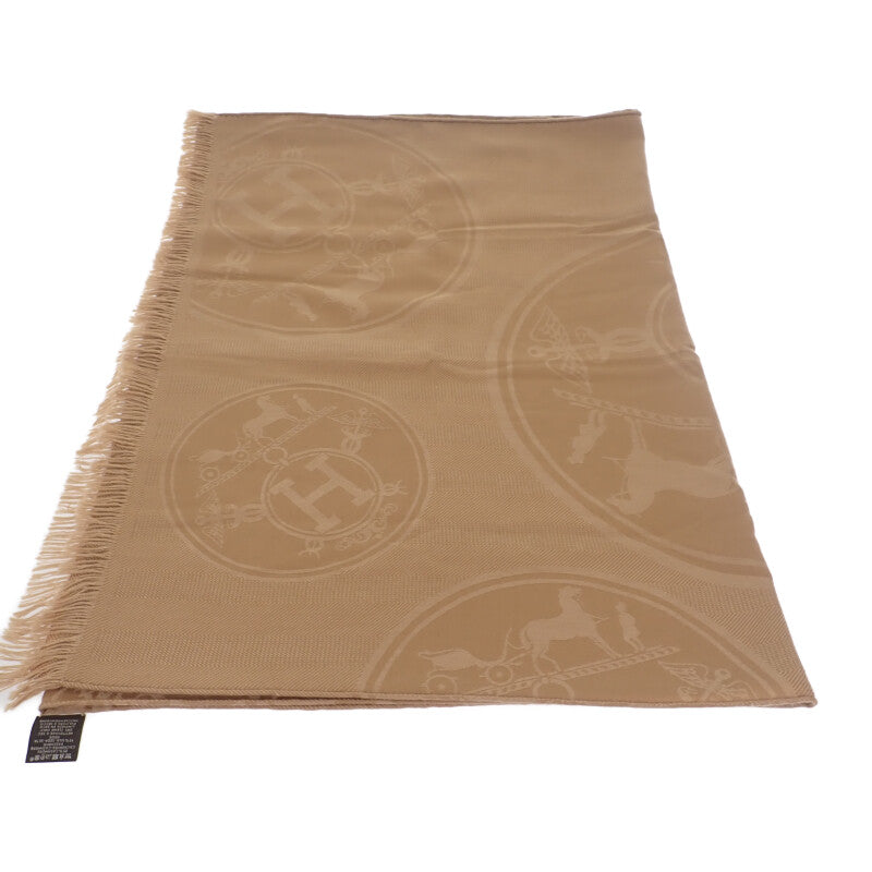 エルメス HERMES ニュー・リヴリス 大判ストール ベージュ H262494S_A3