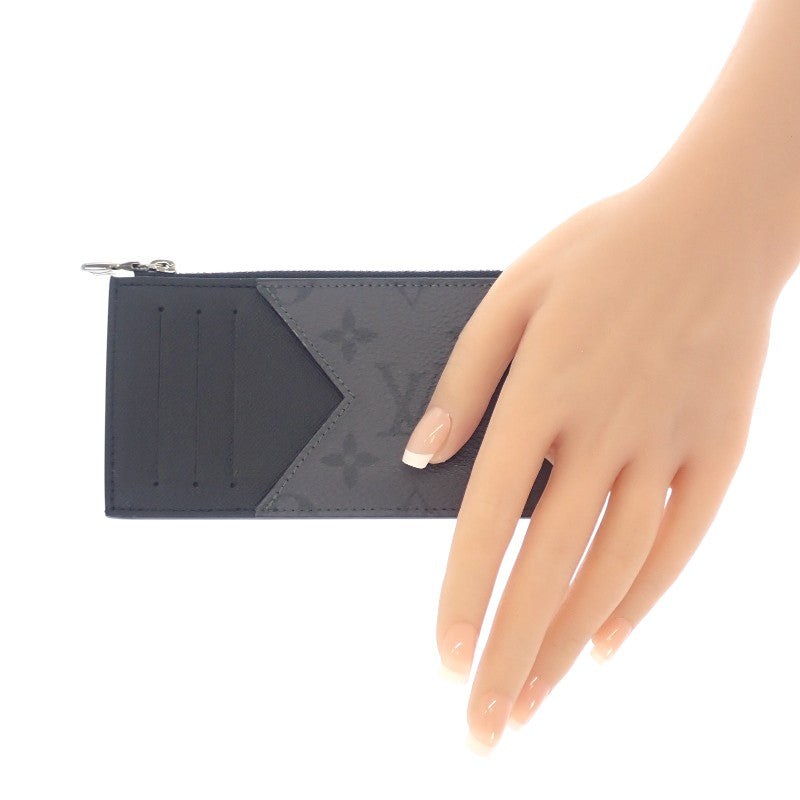 ルイヴィトン LOUIS VUITTON コイン・カードホルダー M69533 カードケース モノグラム エクリプス ブラック メンズ【中古】【Aランク】