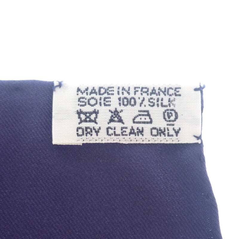 エルメス HERMES カレ90 船の手摺 RAILING スカーフ シルク アイボリー