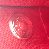 エルメス HERMES ドーヴィルPM ハンドバッグ キャンバス レッド レディース【中古】【ABランク】