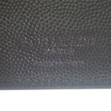 サンローラン SAINT LAURENT ビルクリップウォレット 378005BTY0N1000 二つ折り財布 レザー ブラック シルバー金具 メンズ レディース【中古】【Aランク】
