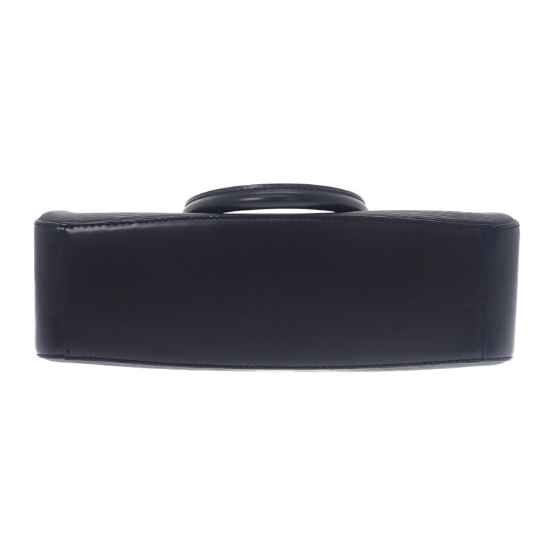 ルイヴィトン LOUIS VUITTON ジャスミン M52082 ハンドバッグ エピレザー ブラック シルバー金具 レディース【中古】【ABランク】