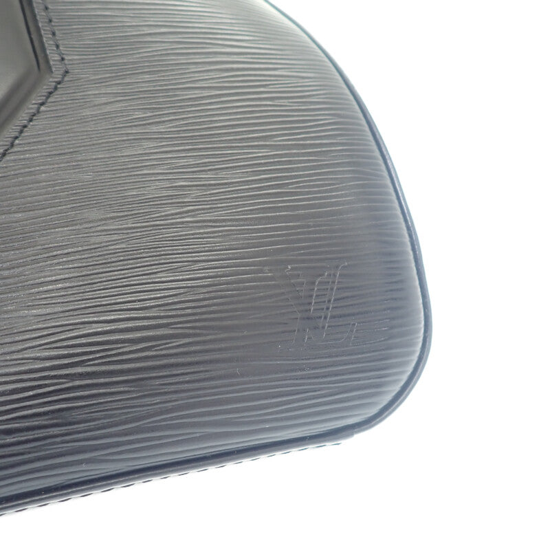 ルイヴィトン LOUIS VUITTON ジャスミン M52082 ハンドバッグ エピレザー ブラック シルバー金具 レディース【中古】【ABランク】