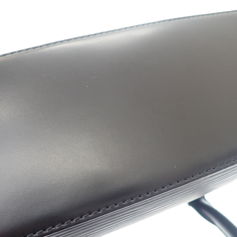 ルイヴィトン LOUIS VUITTON ジャスミン M52082 ハンドバッグ エピレザー ブラック シルバー金具 レディース【中古】【ABランク】