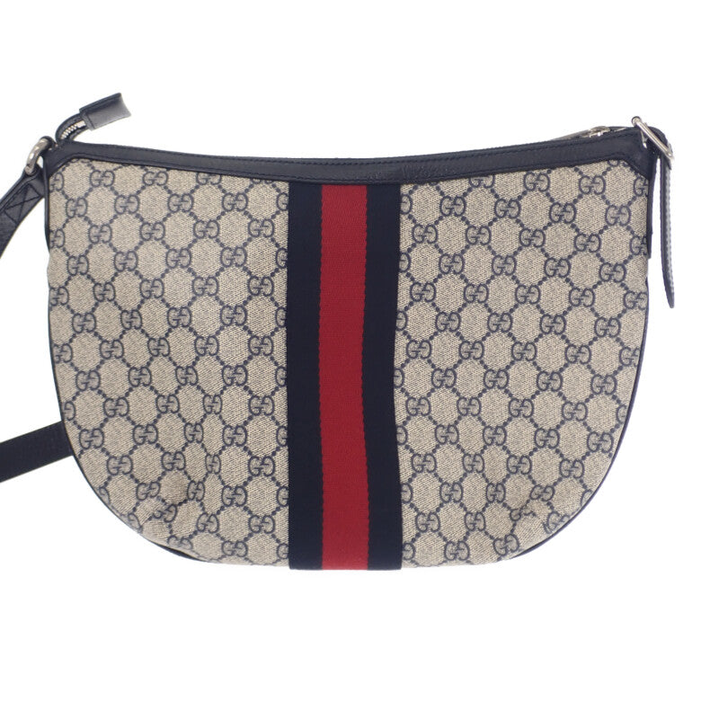 グッチ GUCCI オフィディア GGスモール 598125 2ZGMN 4076 ショルダーバッグ GGスプリームキャンバス シルバー金具 レディース メンズ【中古】【Aランク】