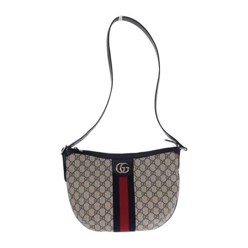 グッチ GUCCI オフィディア GGスモール 598125 2ZGMN 4076 ショルダーバッグ GGスプリームキャンバス シルバー金具 レディース メンズ【中古】【Aランク】