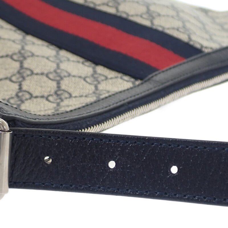 グッチ GUCCI オフィディア GGスモール 598125 2ZGMN 4076 ショルダーバッグ GGスプリームキャンバス シルバー金具 レディース メンズ【中古】【Aランク】