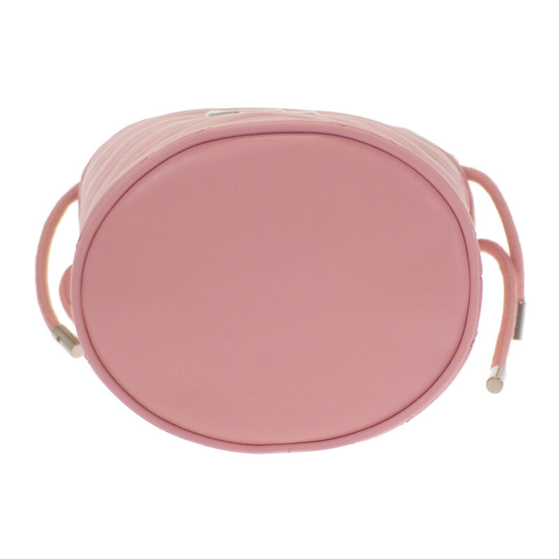 グッチ GUCCI スモールバケット 575163DTDRP5815 ショルダーバッグ レザー ピンク シルバー金具 レディース【中古】【Aランク】