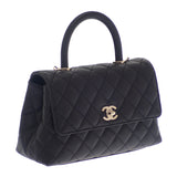 シャネル CHANEL ココハンドル XS A92990B0506194305 2WAYバッグ ハンドバッグ ショルダーバッグ キャビアスキン ブラック ゴールド金具 レディース【中古】【Aランク】
