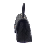 シャネル CHANEL ココハンドル XS A92990B0506194305 2WAYバッグ ハンドバッグ ショルダーバッグ キャビアスキン ブラック ゴールド金具 レディース【中古】【Aランク】