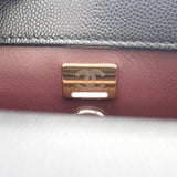 シャネル CHANEL ココハンドル XS A92990B0506194305 2WAYバッグ ハンドバッグ ショルダーバッグ キャビアスキン ブラック ゴールド金具 レディース【中古】【Aランク】