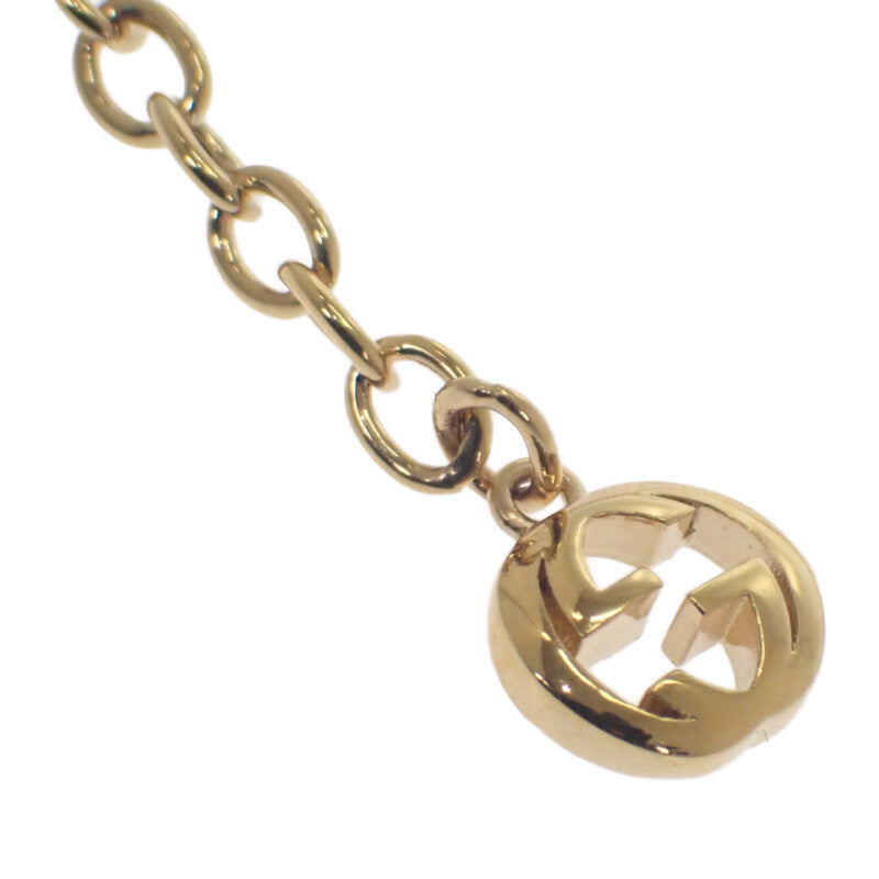 グッチ GUCCI スクリプト ‎777037 I4620 8078 ネックレス メタル ゴールド レディース【中古】【Aランク】