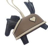 エルメス HERMES ロデオPM ロベオ・クール K刻印 バッグチャーム ラムスキン アニョーミロ ブラック エトゥープ クレ レディース【中古】【SAランク】