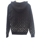 ルイヴィトン LOUIS VUITTON モノグラムグラディエントフーディ M 1AA4Y7 パーカー コットン ブラック メンズ【中古】【ABランク】