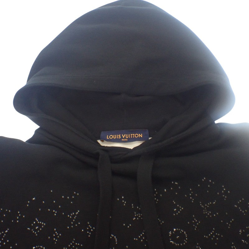 ルイヴィトン LOUIS VUITTON モノグラムグラディエントフーディ M 1AA4Y7 パーカー コットン ブラック メンズ【中古】【ABランク】